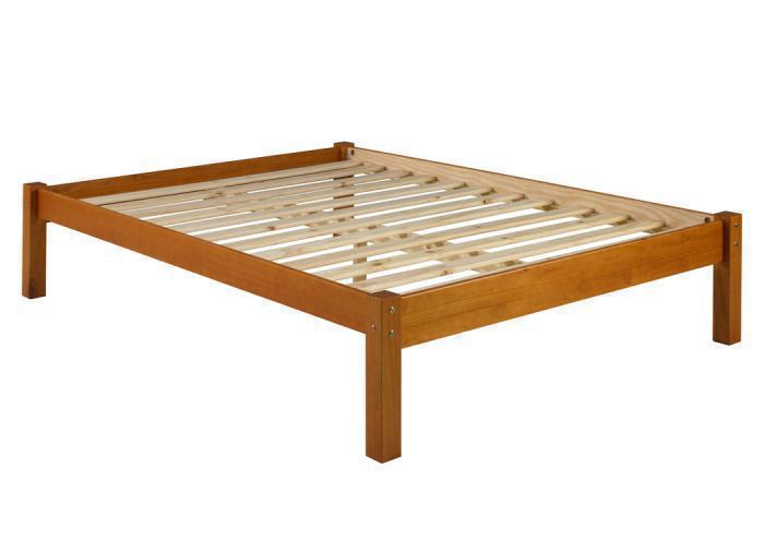 Montana Mahogany Twin Platform Bed w/ 2 Storage Drawers,Palace Imports