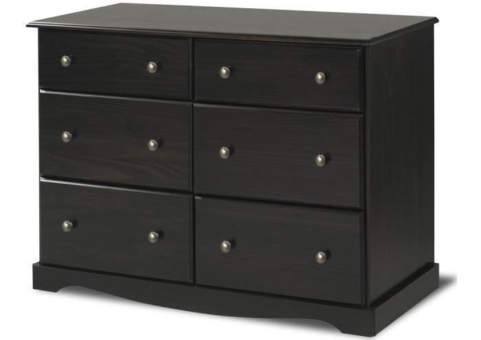 Java Double Dresser w/ Antique Brass Knobs,Palace Imports