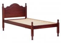 Reston Panel Bed, Twin Mahogany