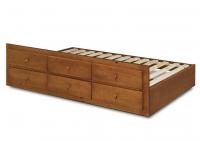 Image for 3 Drawer Trundle, Honey Pine