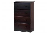 Image for 4-Super Jumbo Drawer Chest, Java