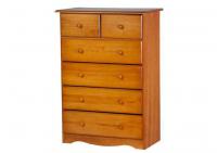 Image for 6-Drawer Chest, Honey Pine