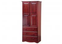 Image for 32Combo Wardrobe, Mahogany