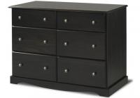 Image for Java Double Dresser w/ Antique Brass Knobs