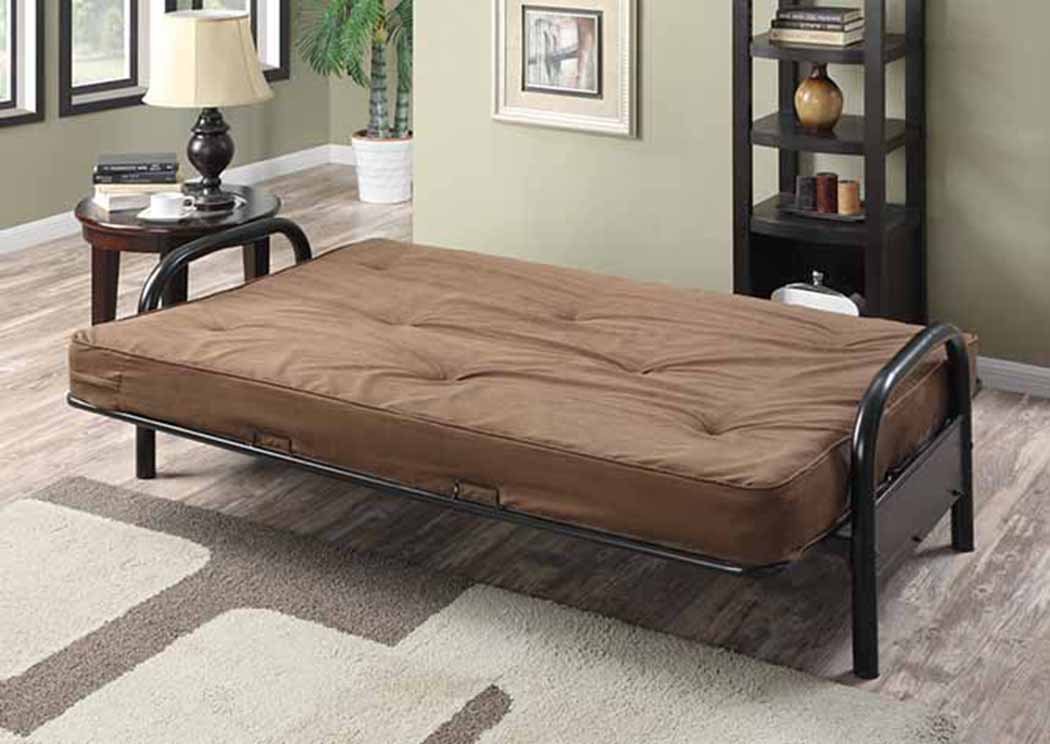 8" Chocolate Pocket Coil Futon Mattress,Primo International