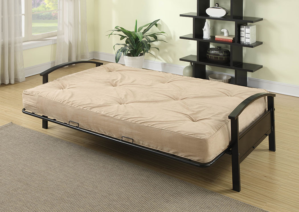 8" Cappuccino Pocket Coil Futon Mattress,Primo International