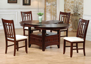 Image for 4566 MISSION SIDE CHAIRS W/ TAUPE SEATS (2)