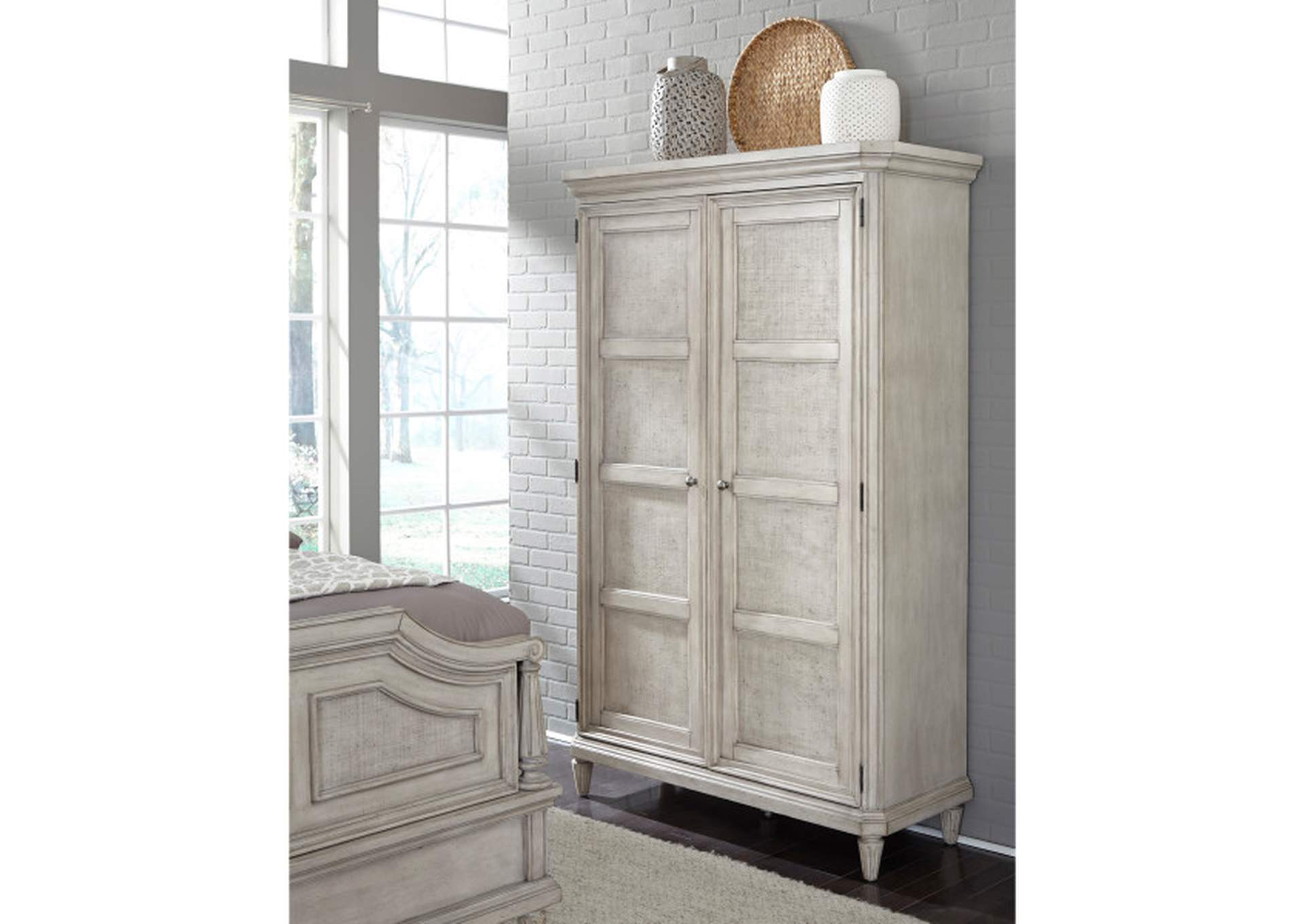 Linen Grace 4 Drawer Armoire,Pulaski Furniture