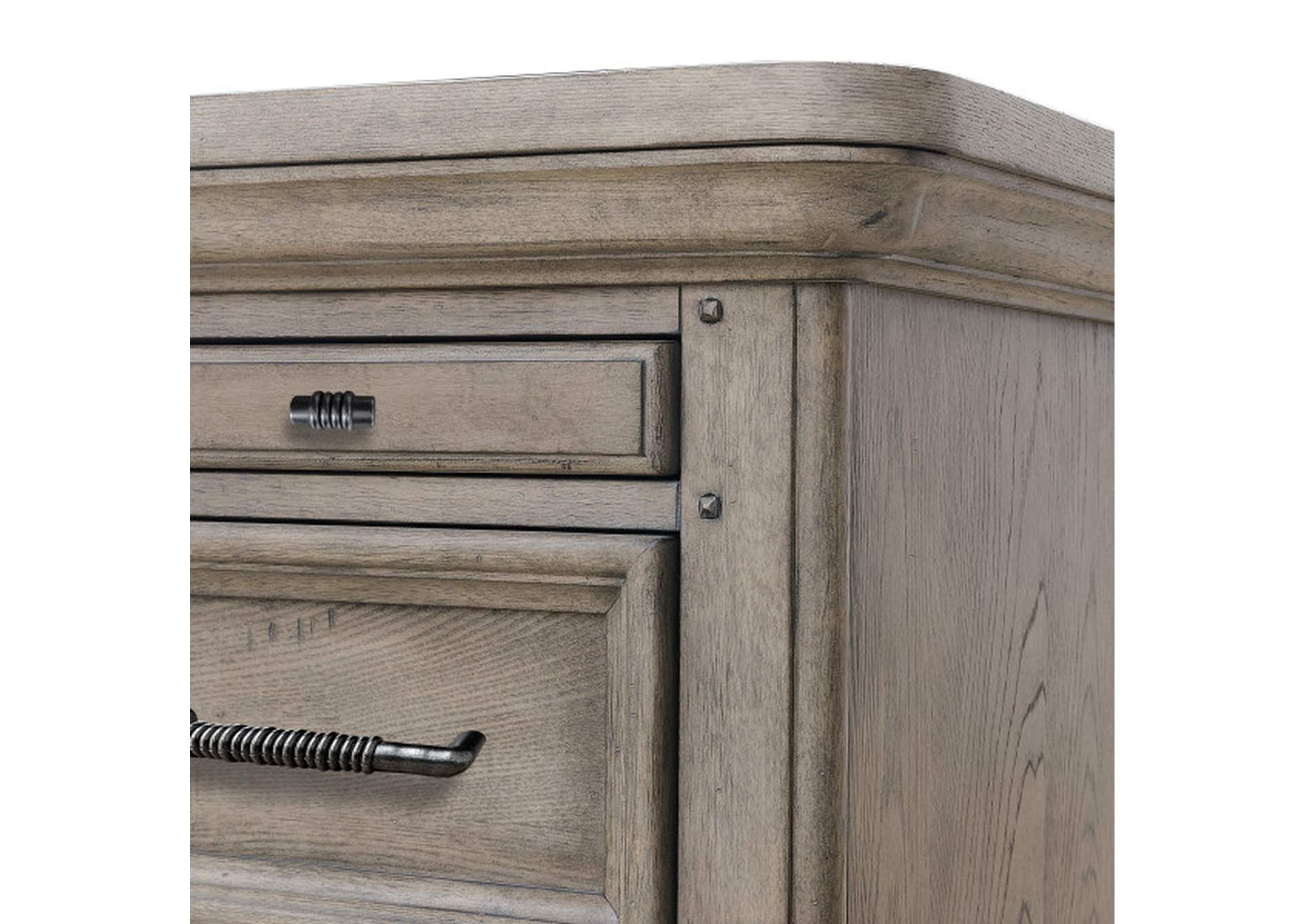 Bristol 6 Drawer Chest in Elm Brown,Pulaski Furniture