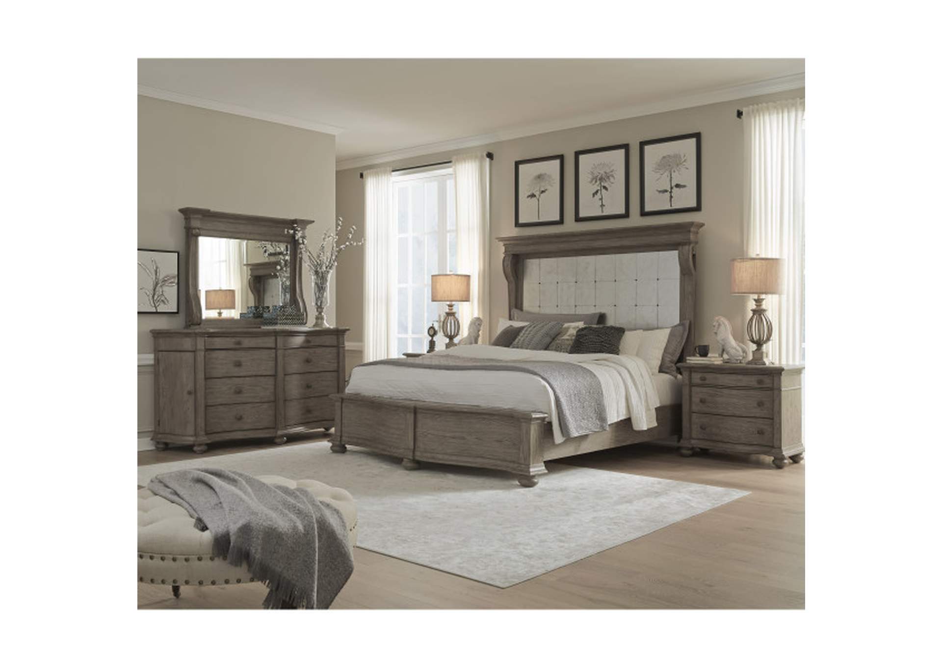 Ella Nightstand in Gray,Pulaski Furniture