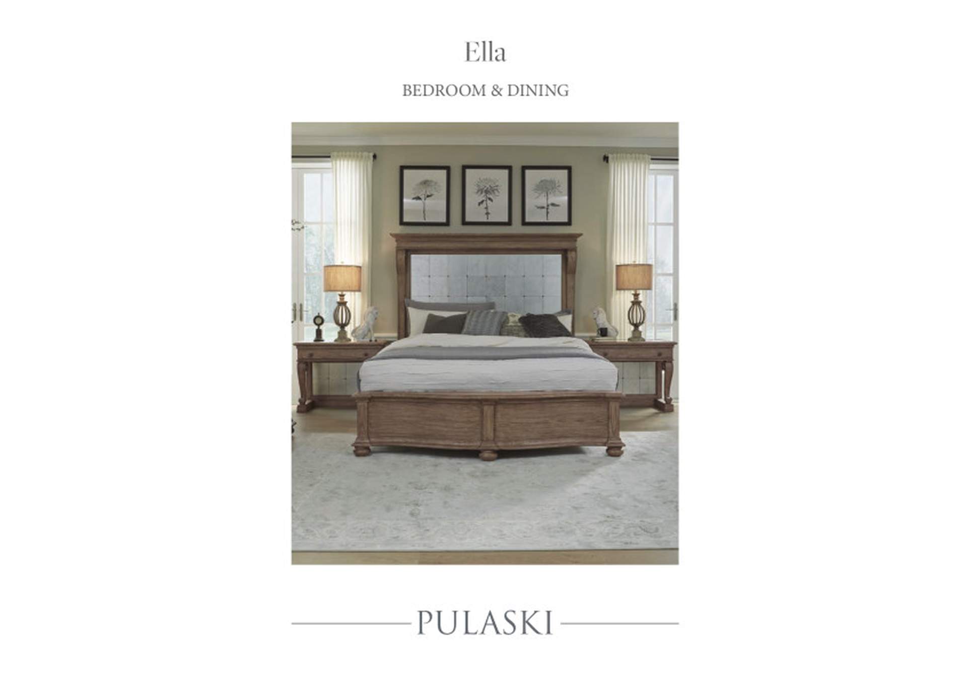 Ella Credenza in Gray,Pulaski Furniture
