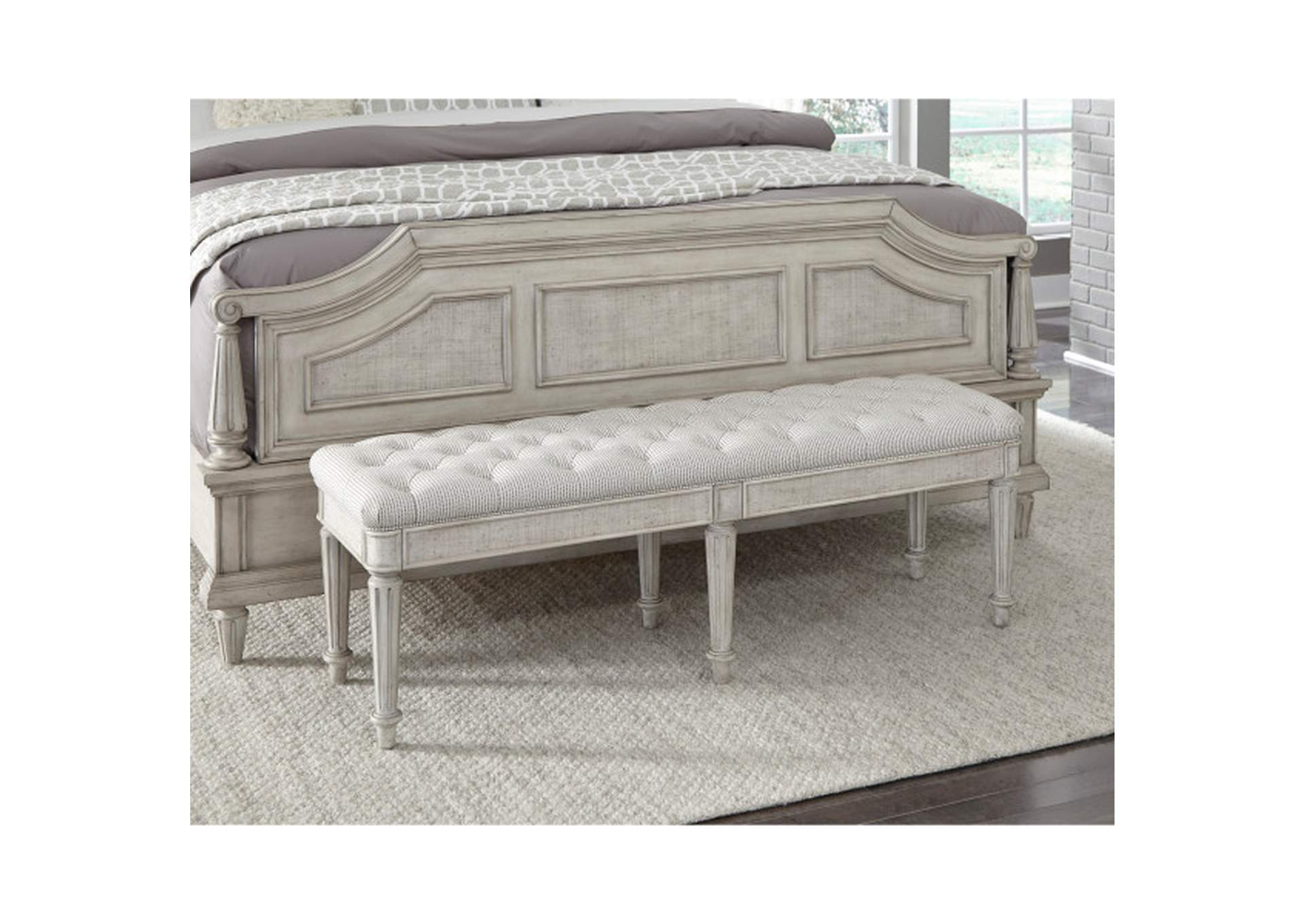 Linen Grace Bed Bench,Pulaski Furniture