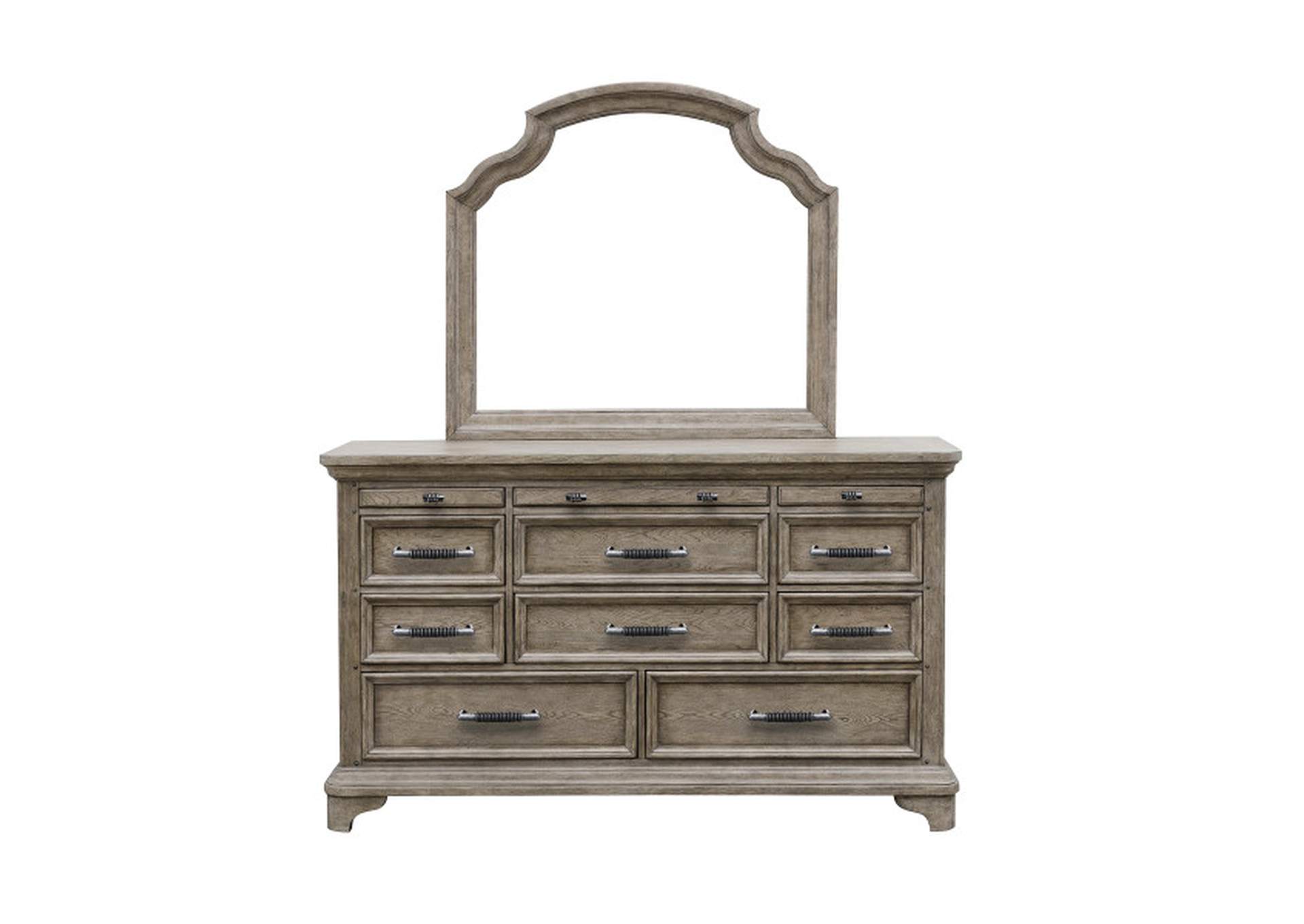 Bristol 11 Drawer Dresser in Elm Brown,Pulaski Furniture