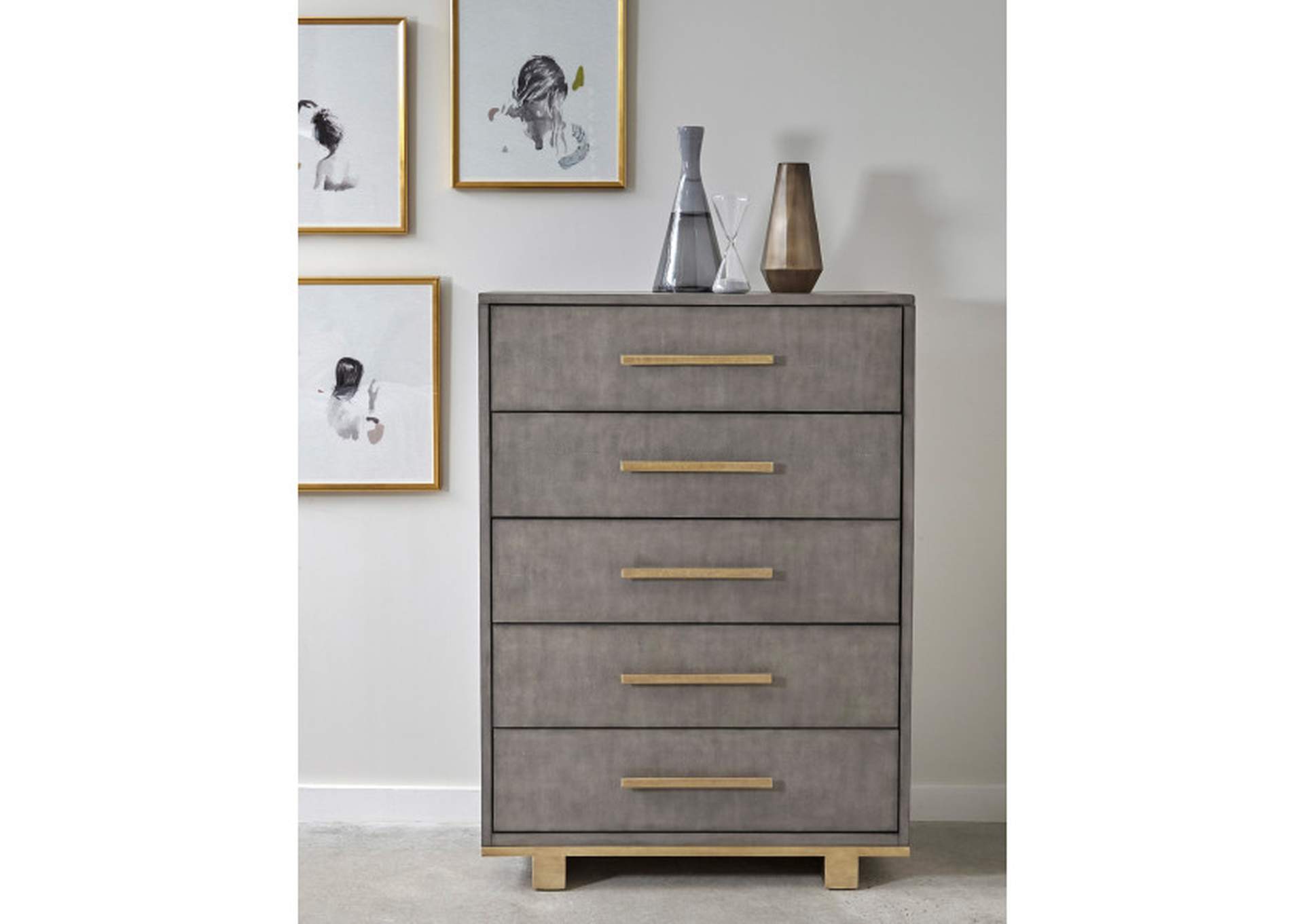 Miranda 5 Drawer Chest,Pulaski Furniture