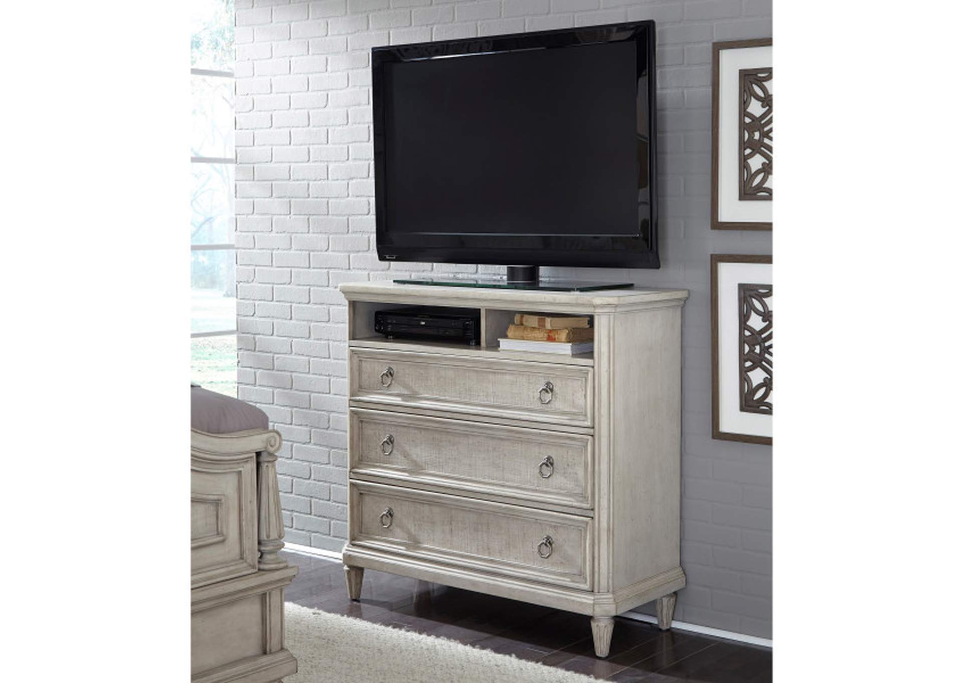 Linen Grace Media Chest,Pulaski Furniture