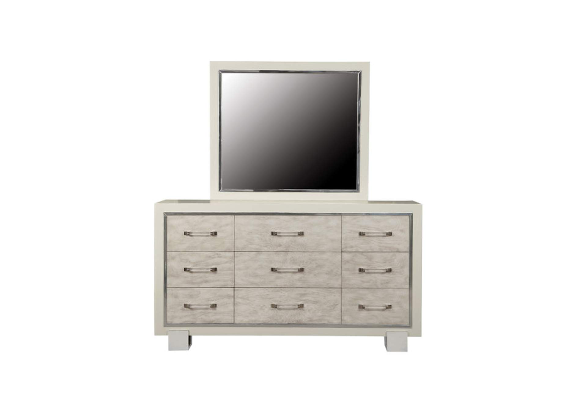 Cydney Contemporary Dresser Mirror,Pulaski Furniture