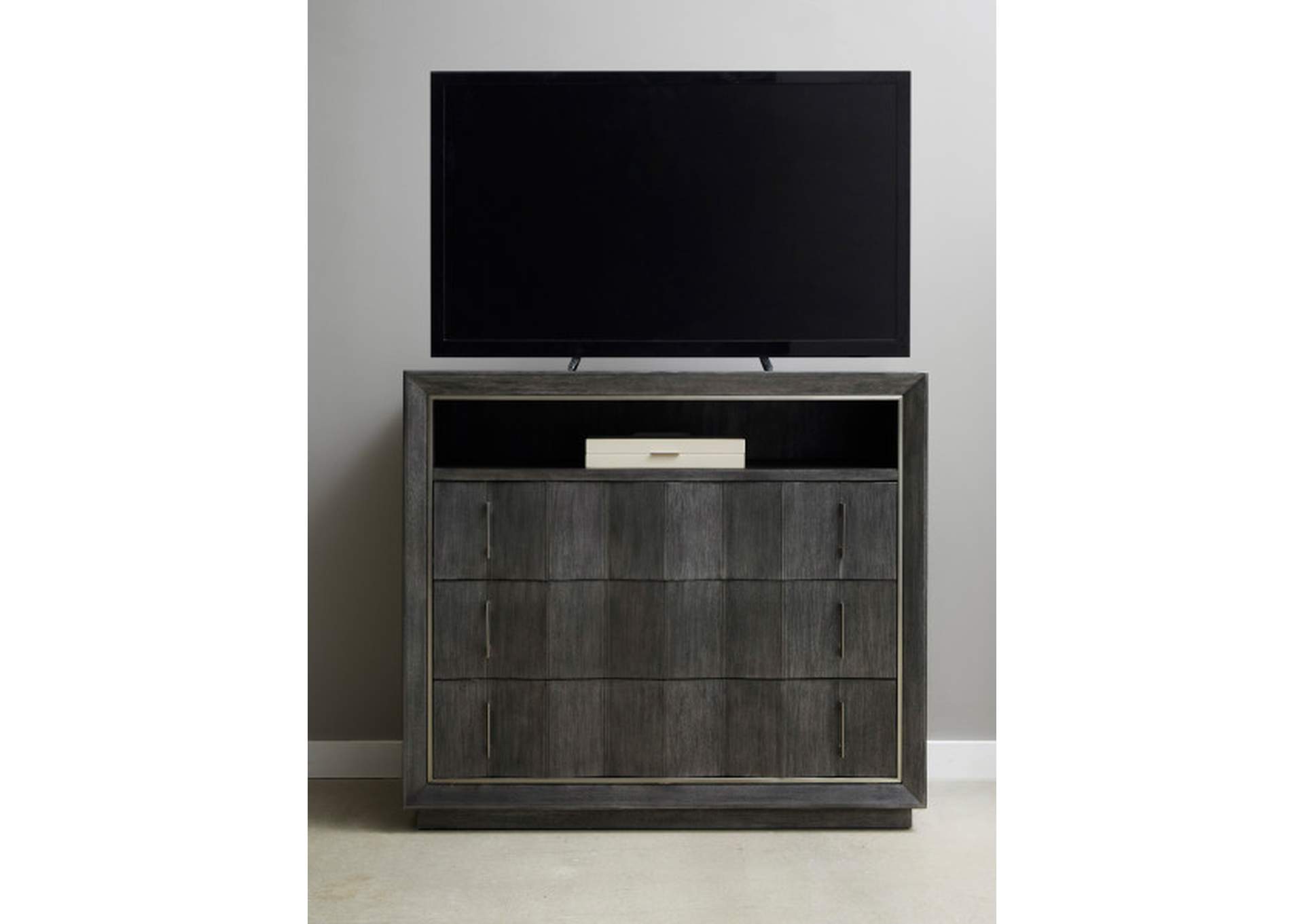 Echo Media Chest in Charcoal,Pulaski Furniture