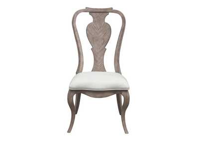 Image for Ella Splat Back Side Chair 2 Piece in Gray