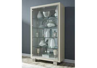 Image for Cydney Contemporary 5 Shelf Curio with Touch Lighting