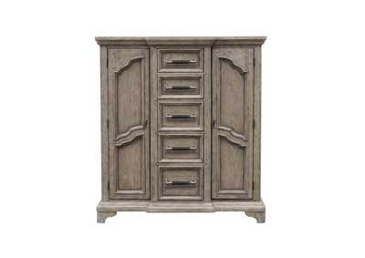 Image for Bristol 9 Drawer Door Chest in Elm Brown