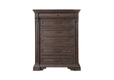 Image for Bedford Heights 6 Drawer Chest in Estate Brown