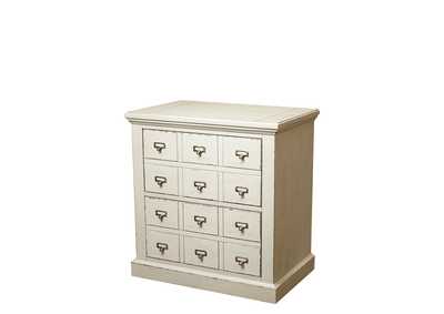 Huntleigh Vintage White 2-drawer Nightstand