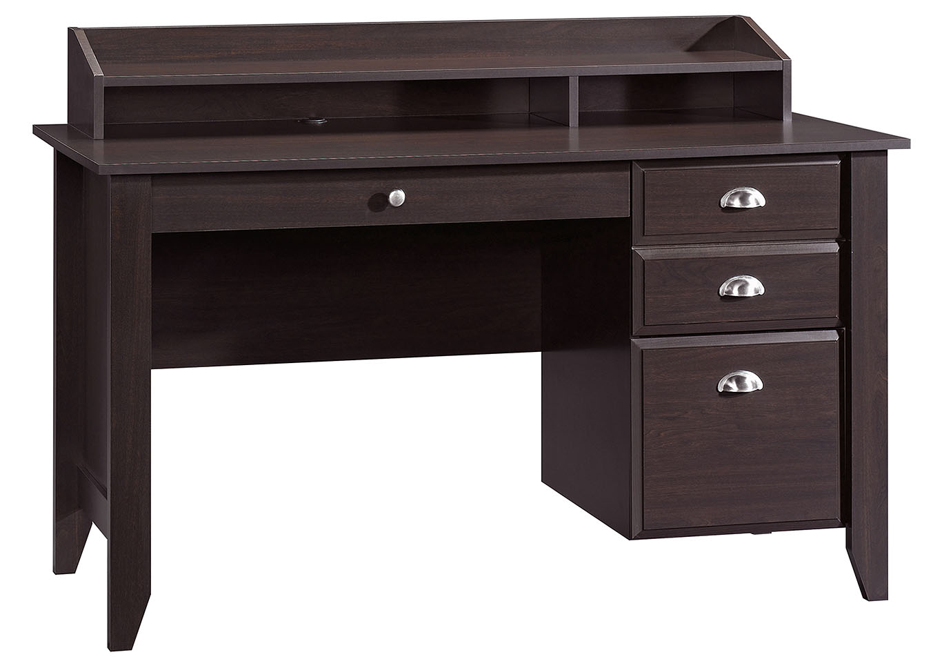 Shoal Creek Jamocha Wood Desk,Sauder