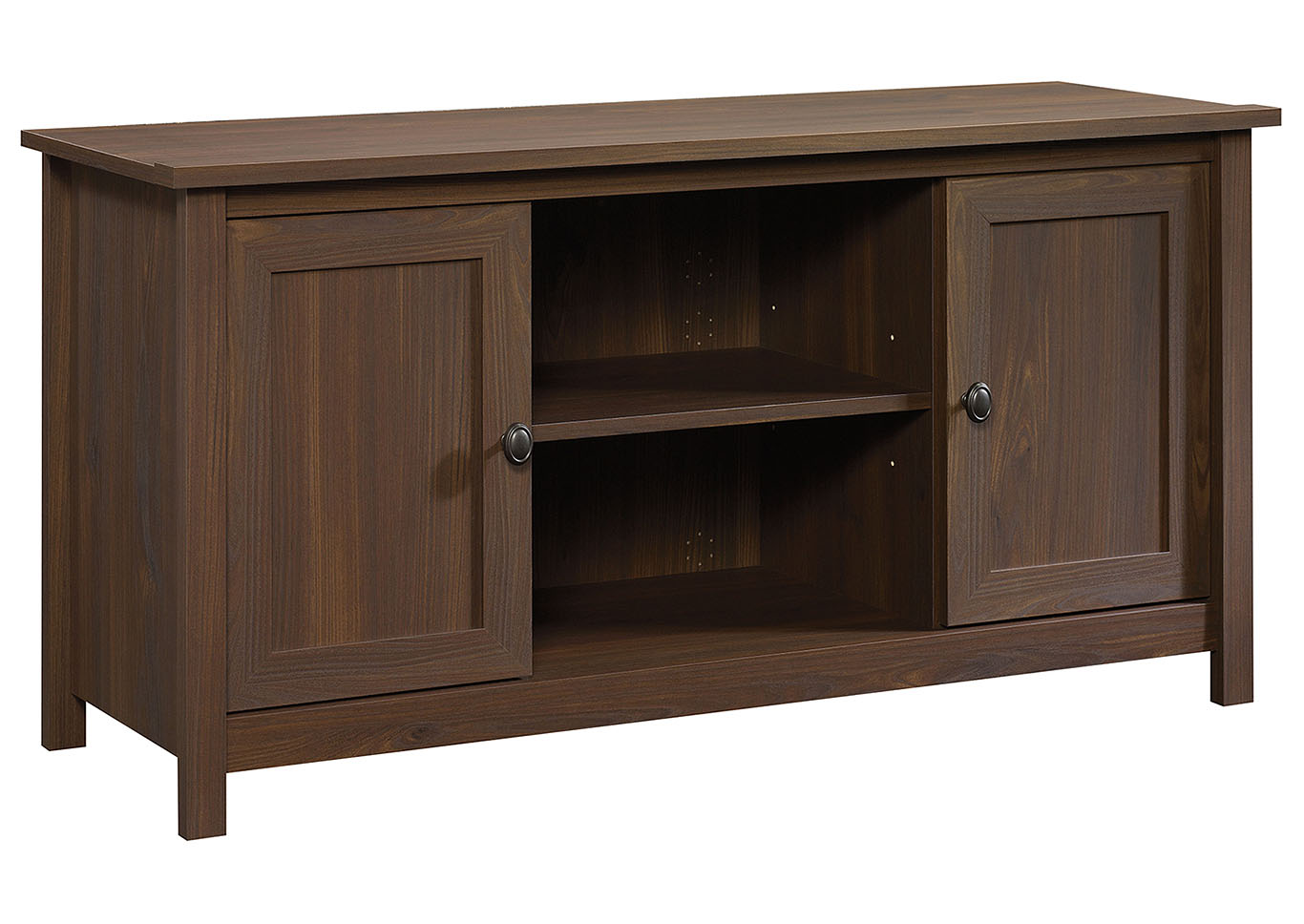 County Line Tv Stand Rum Walnut,Sauder