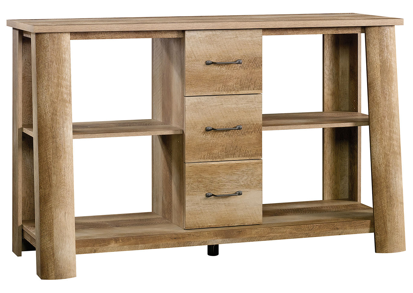 Boone Mountain Craftsman Oak Credenza,Sauder