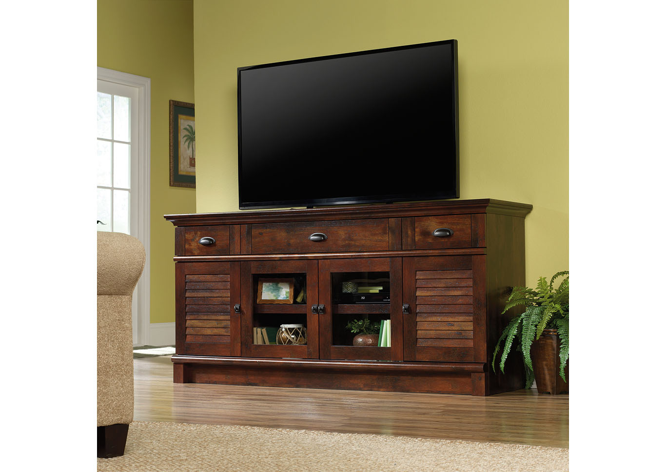 Harbor View Curado Cherry Credenza,Sauder