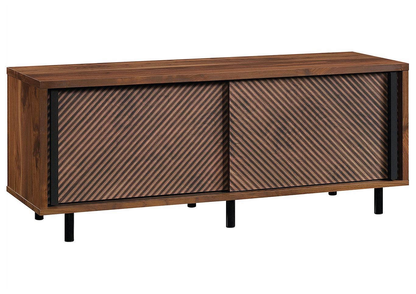 Harvey Park Grand Walnut Entertainment Credenza,Sauder