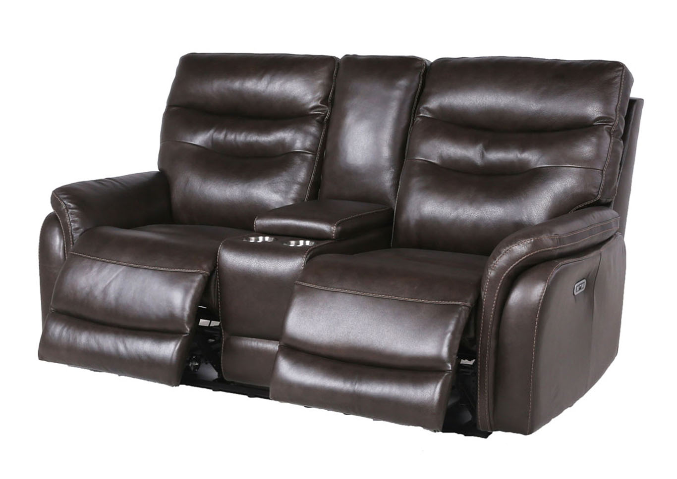 Fortuna Coffee Recliner Console Love Power^2,Steve Silver