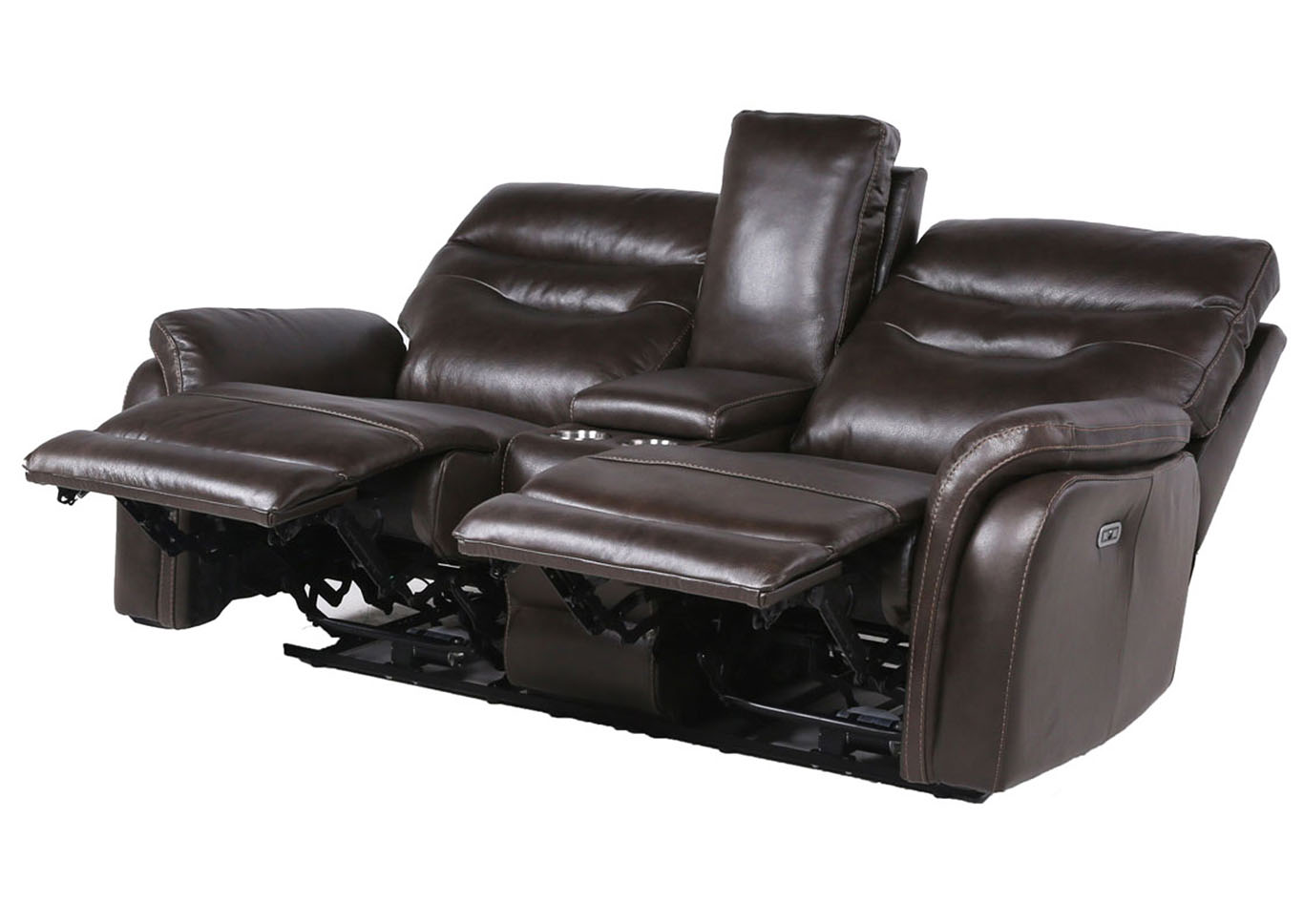 Fortuna Coffee Recliner Console Love Power^2,Steve Silver