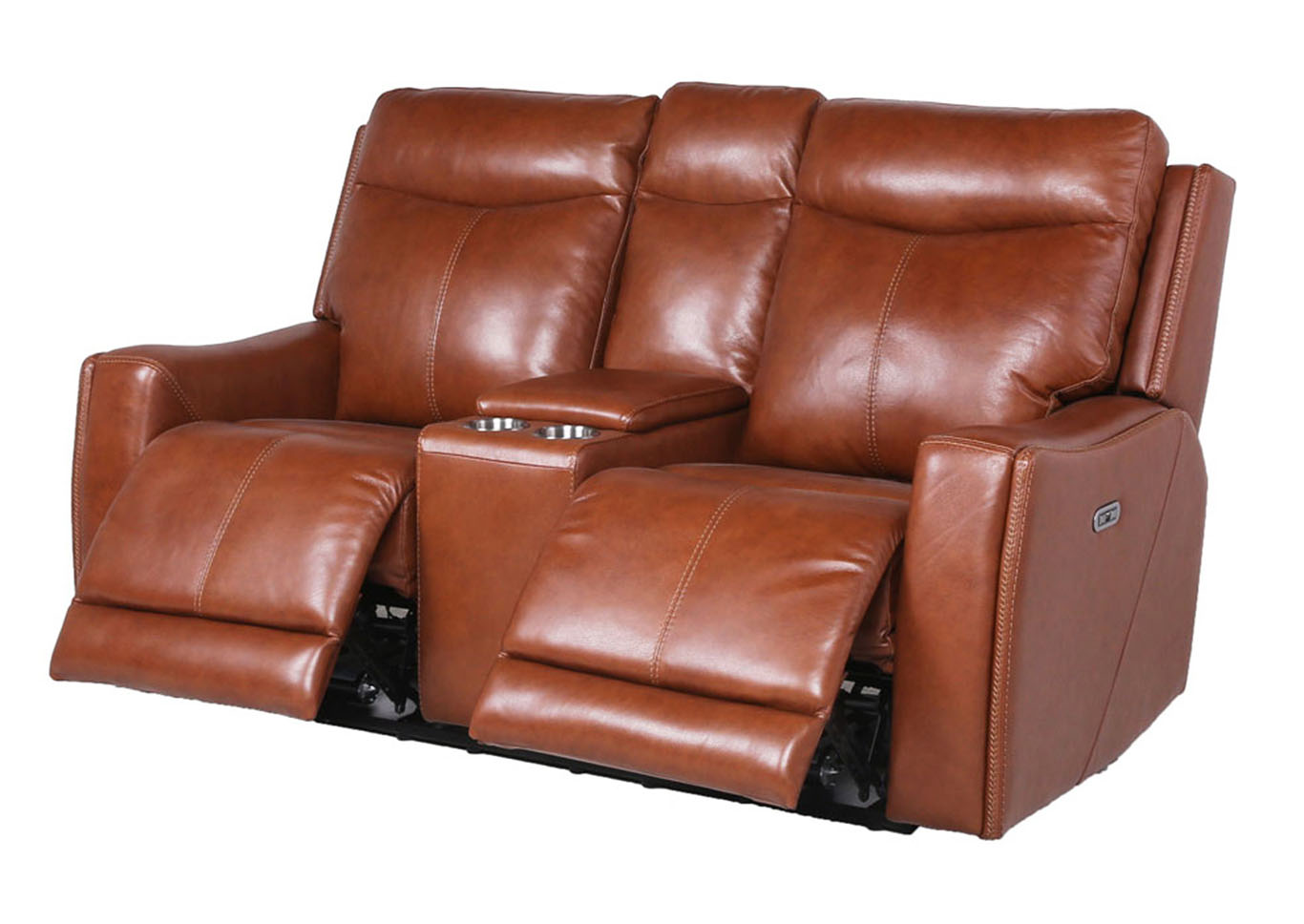 Natalia Brown Recliner Pwr/Pw,Steve Silver