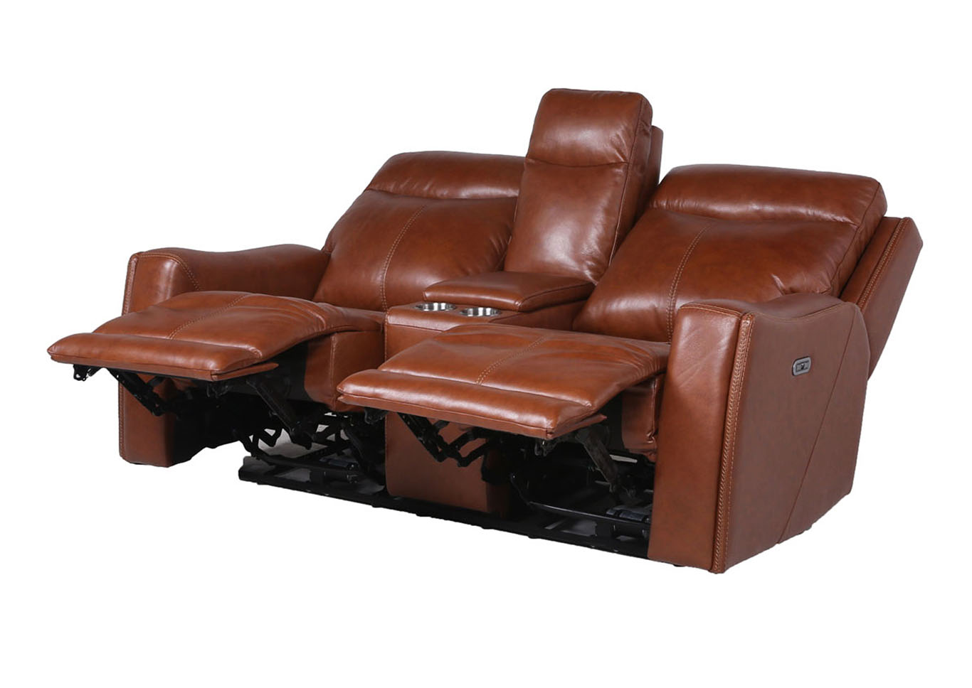 Natalia Brown Recliner Pwr/Pw,Steve Silver