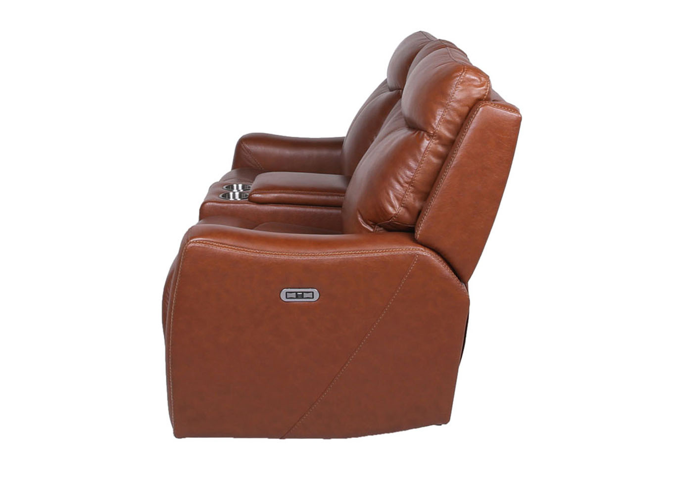 Natalia Brown Recliner Pwr/Pw,Steve Silver