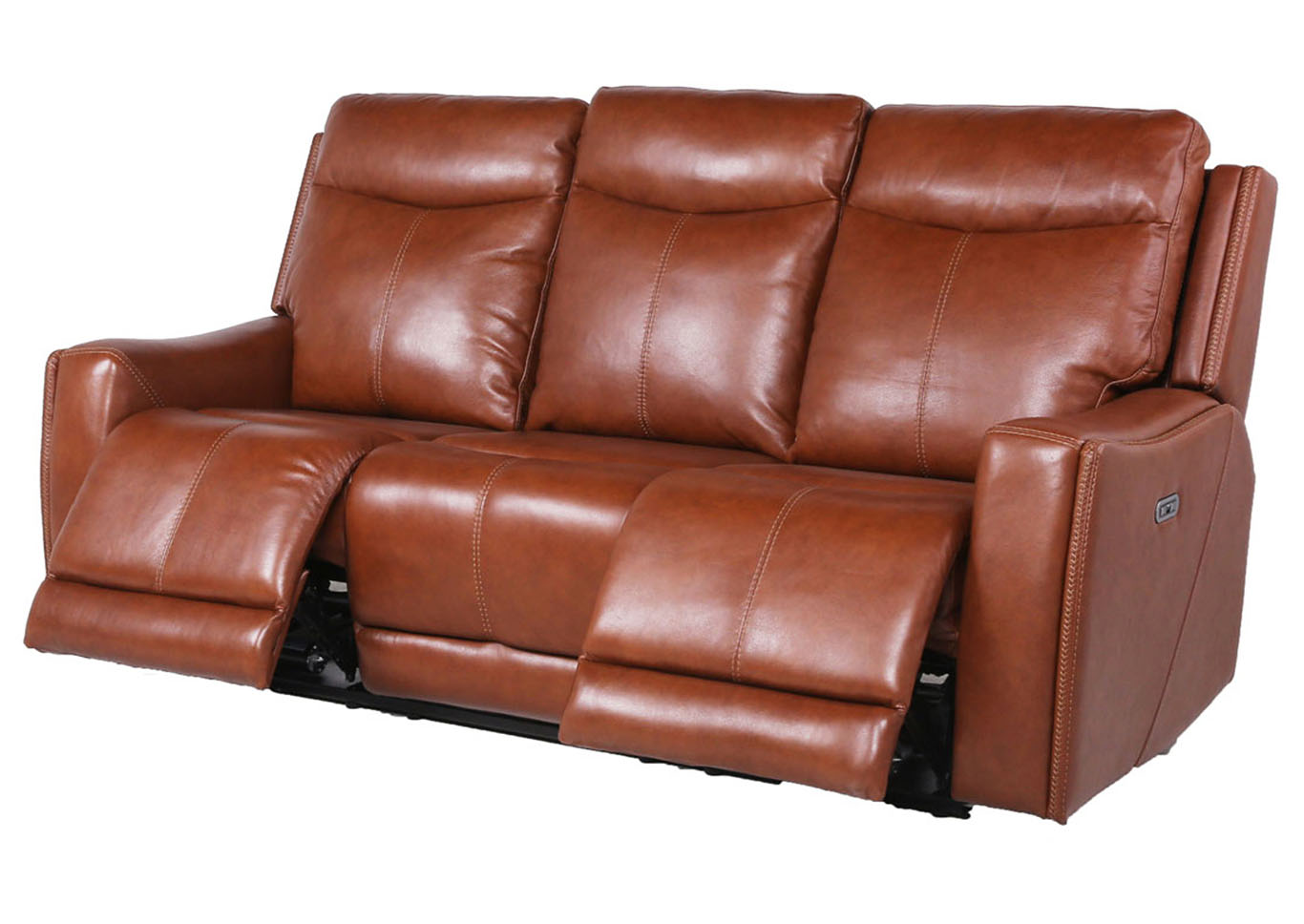 Natalia Brown Recliner Pwr/Pw,Steve Silver