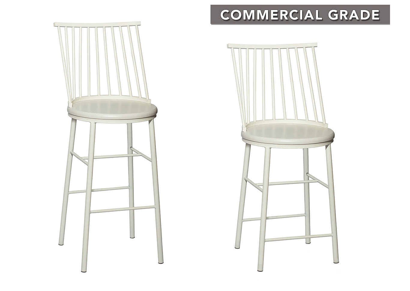 Frida White Bar Stool [2/ctn],Steve Silver