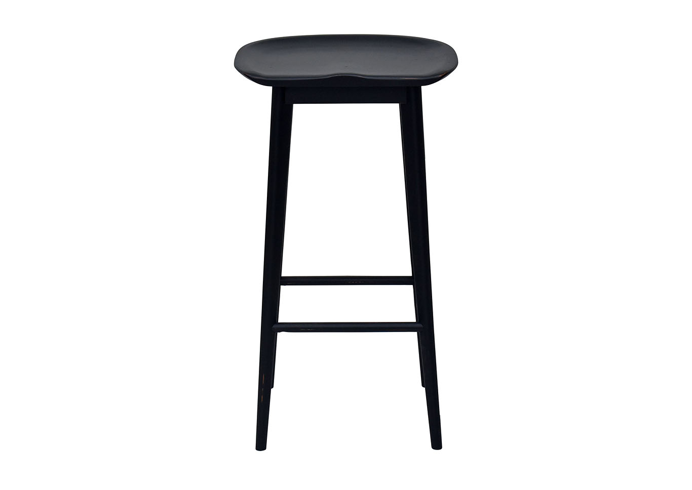Hilton Black Bar Stool,Steve Silver