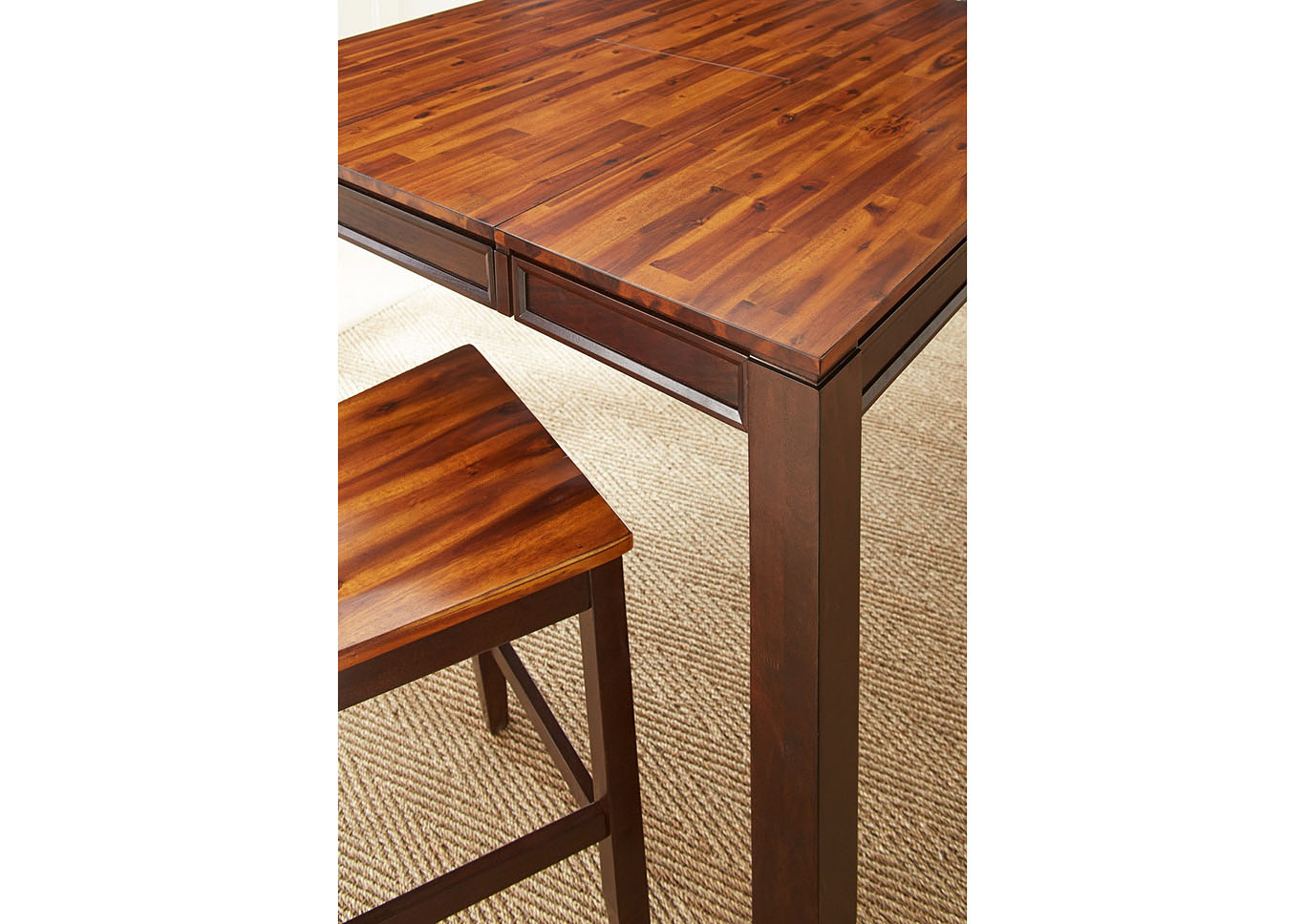 Abaco Brown Counter Dining Table,Steve Silver