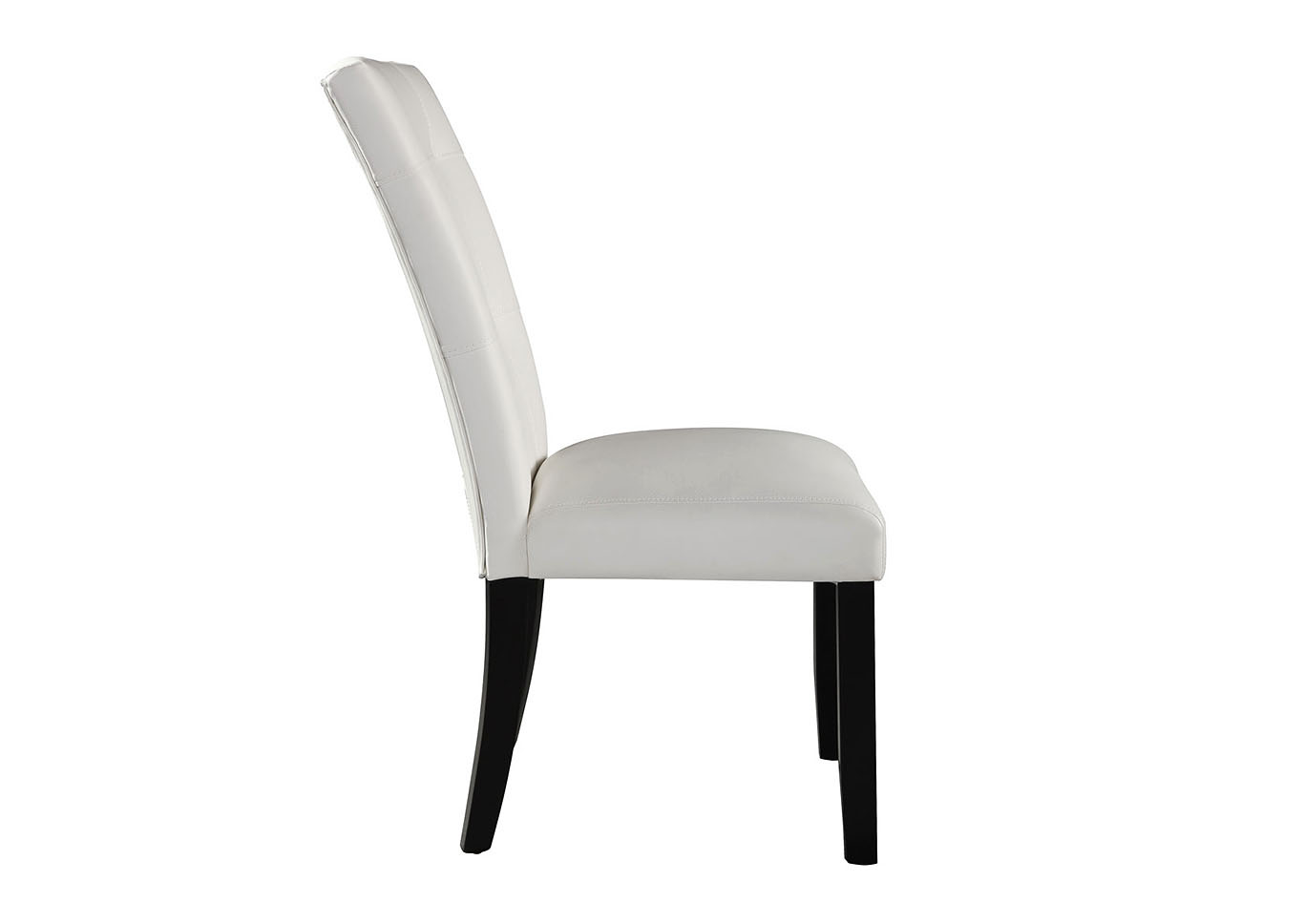 Markina White PU Side Dining Chair [2/Ctn],Steve Silver