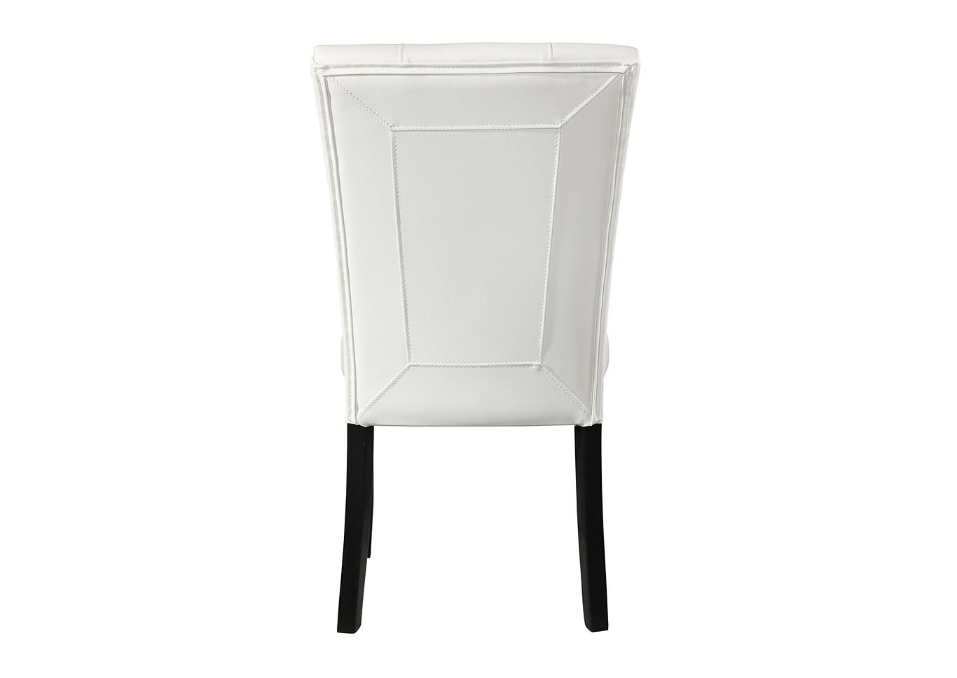 Markina White PU Side Dining Chair [2/Ctn],Steve Silver