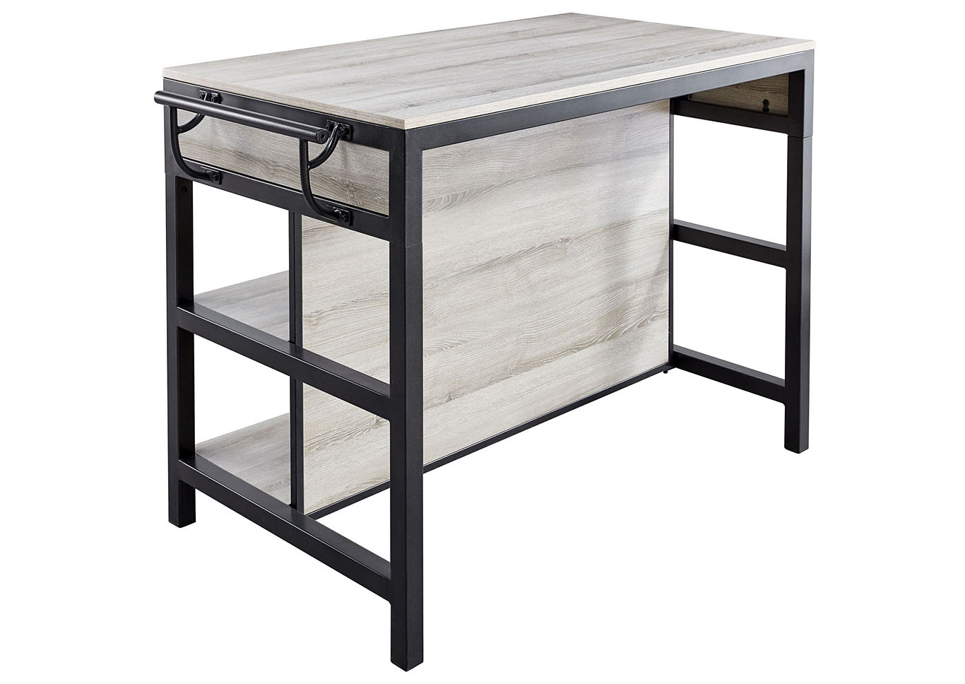 Carson Weathered Driftwood Counter Kitchen Table,Steve Silver