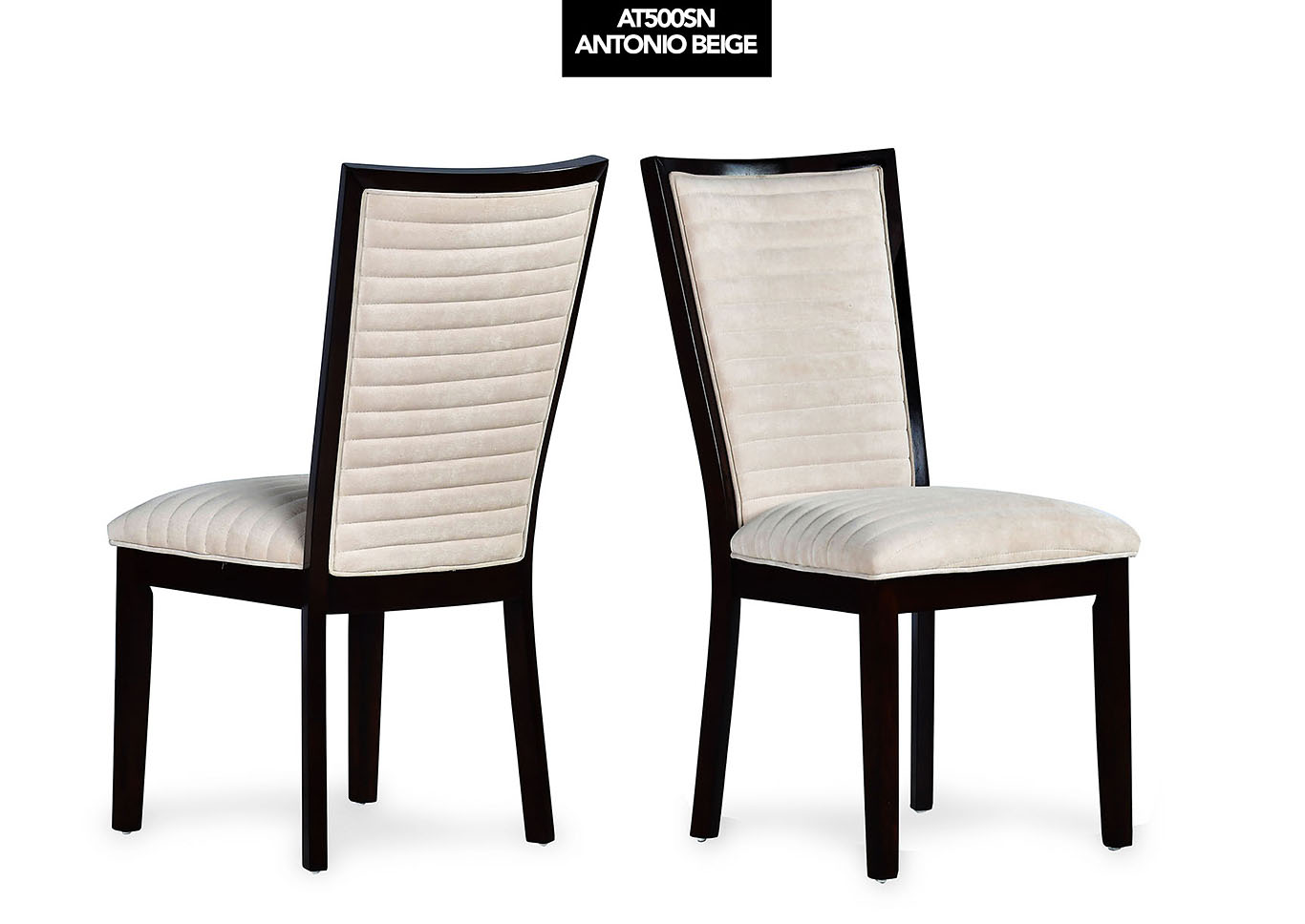 Antonio Brown Gray Side Dining Chair [2/Ctn],Steve Silver