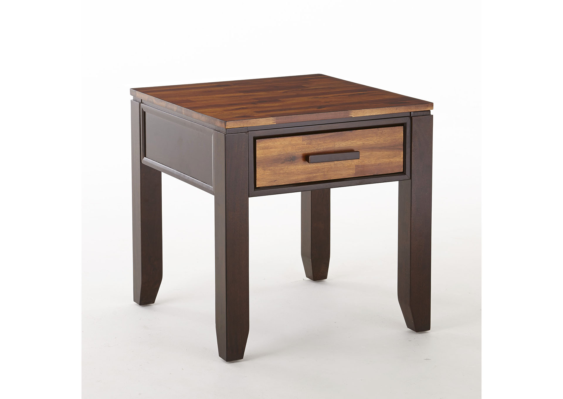 Abaco Cherry End Table,Steve Silver