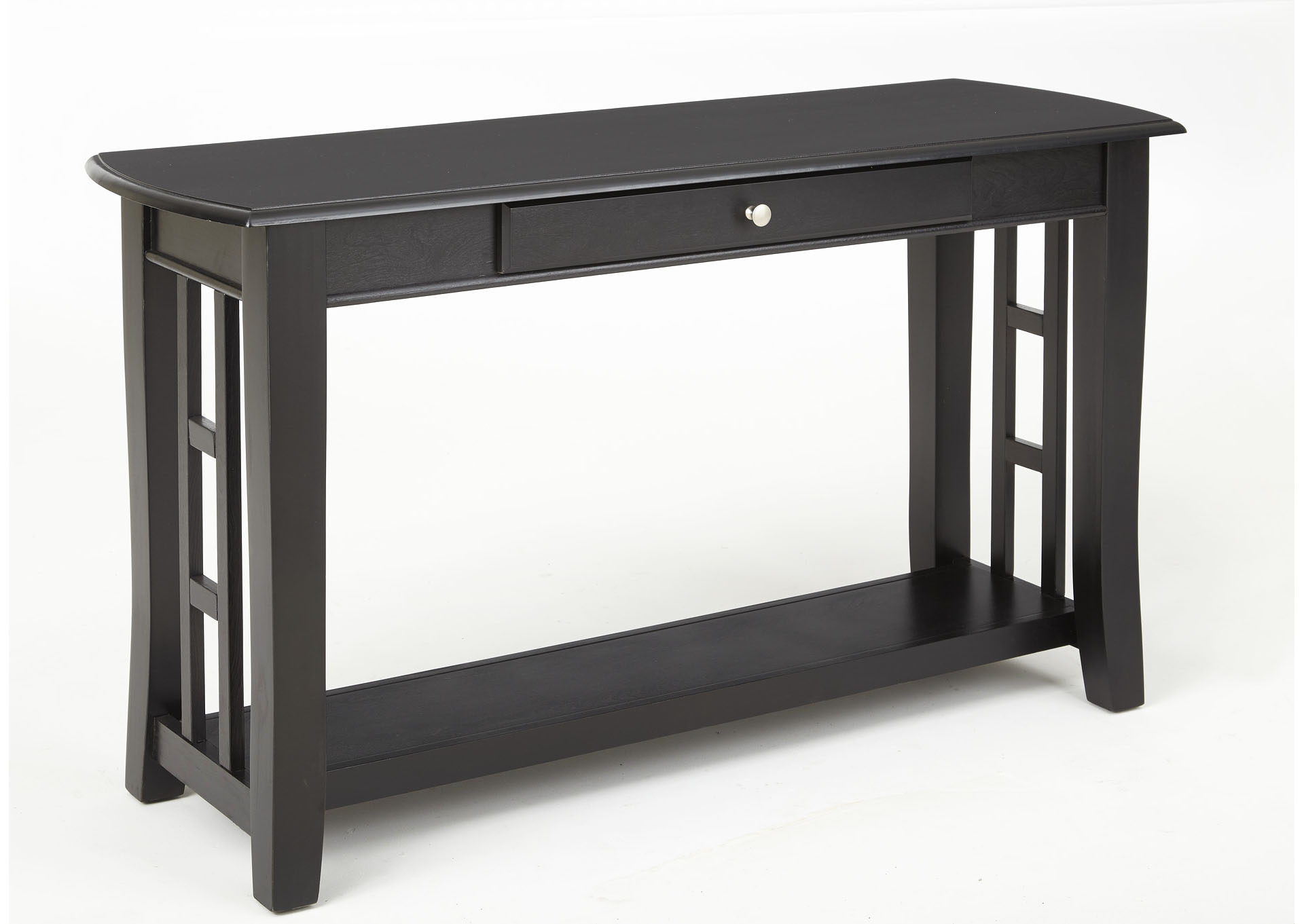 Cassidy Ebony Sofa Table,Steve Silver