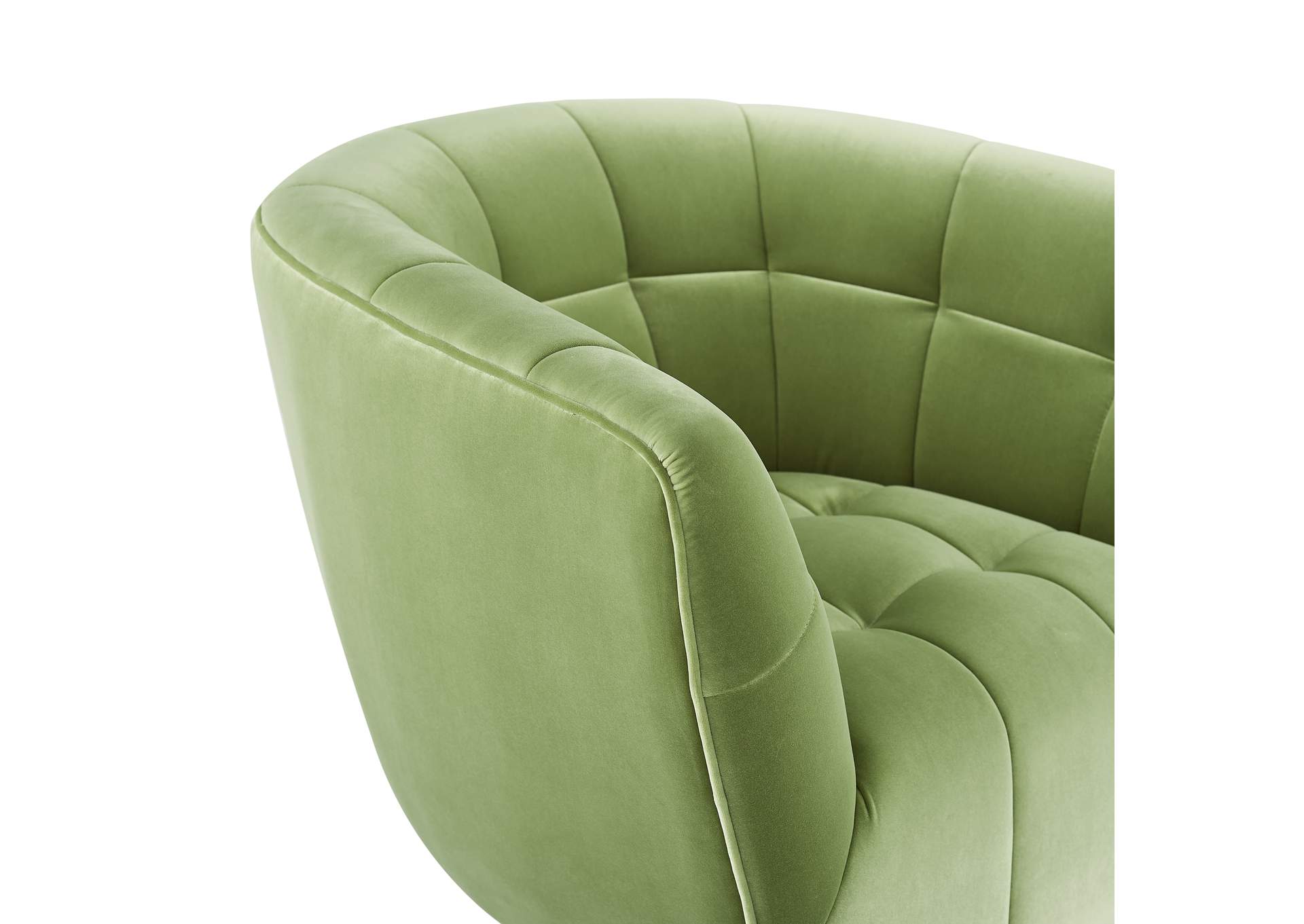 Hanna Avocado Swivel Chair,Steve Silver
