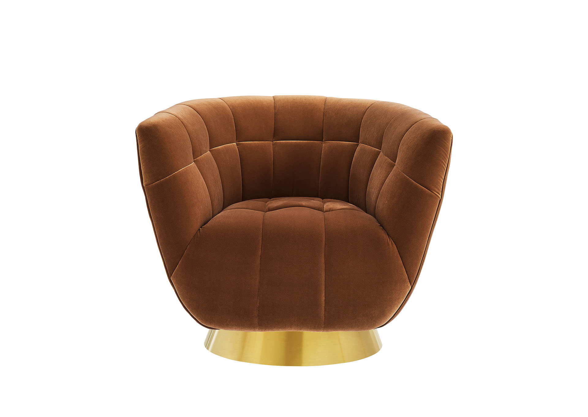 Hanna Rust Swivel Chair,Steve Silver