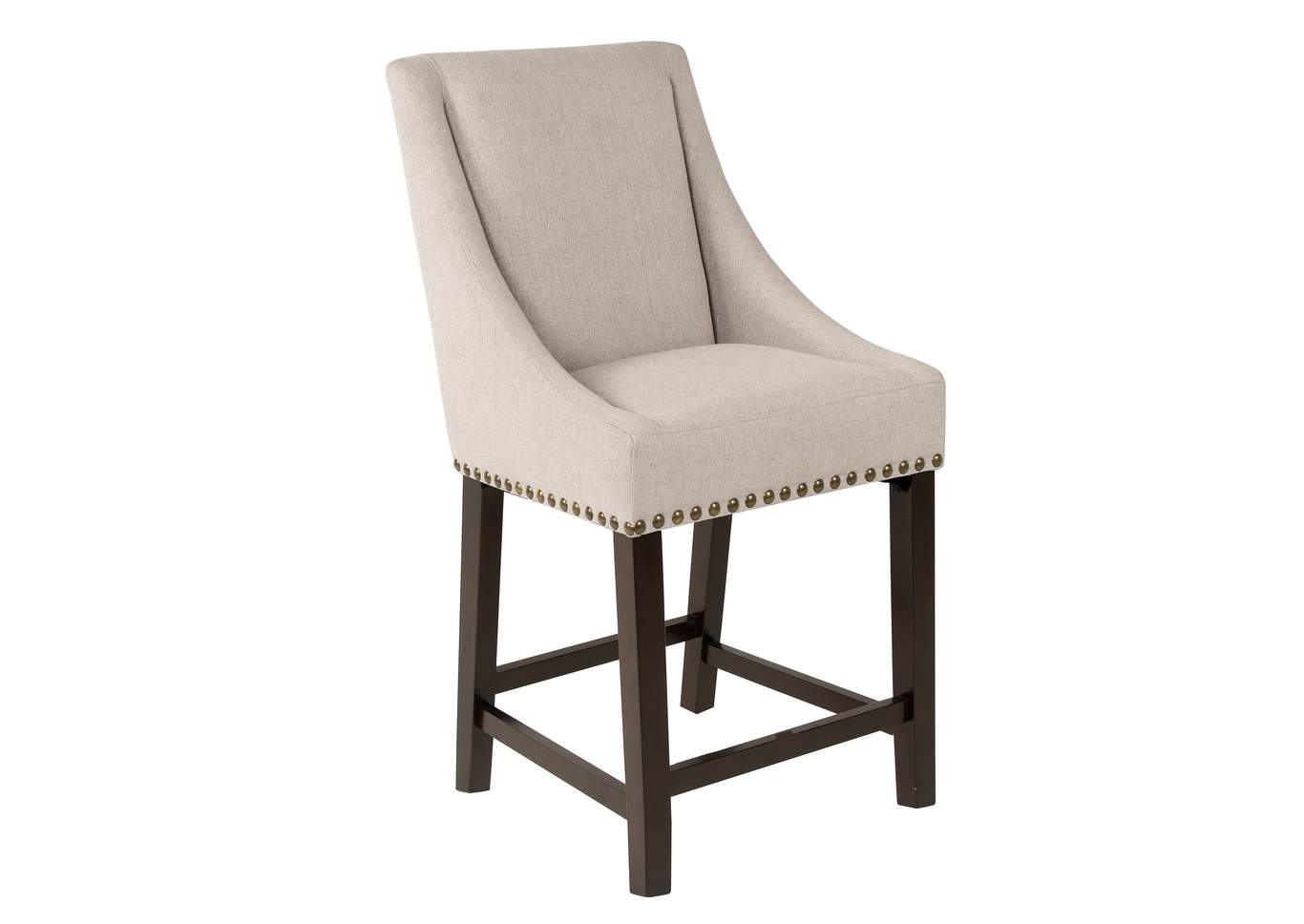 Jolie Beige Upholstered Counter Dining Chair,Steve Silver