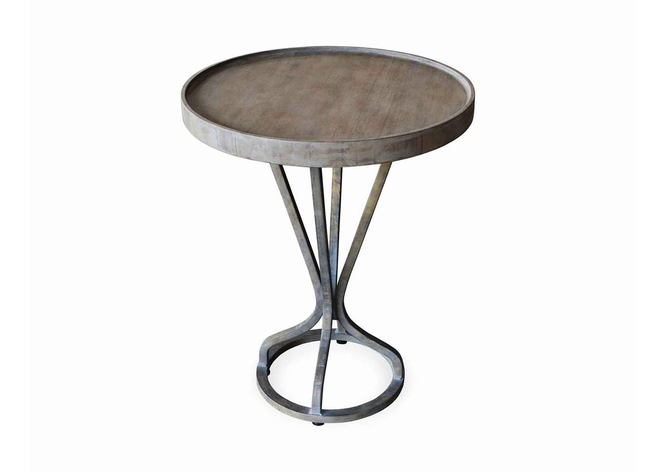 Juno Grey Accent Table,Steve Silver